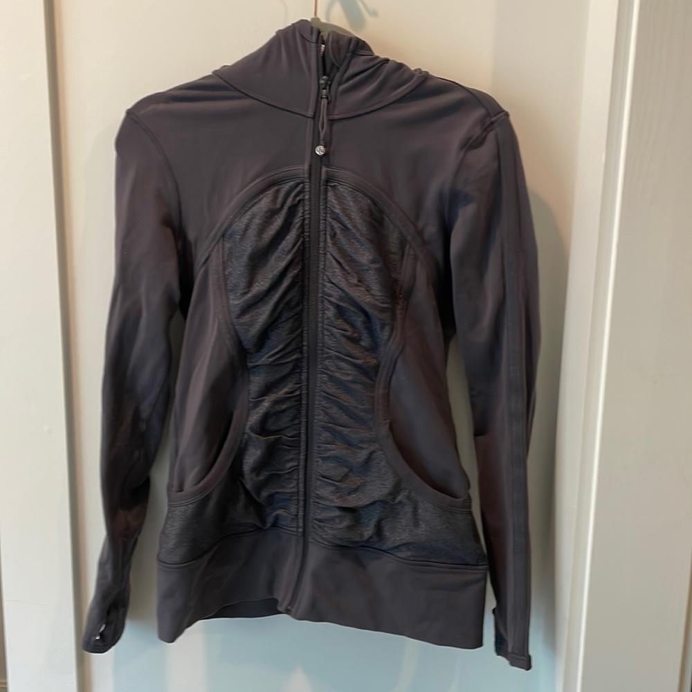 Dark grey Lulu hoodie